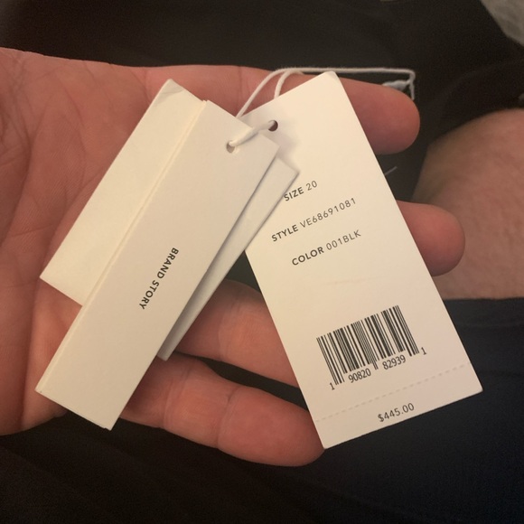 Vince Blazer Size 20 button women's black style ve68691081 NWT - Picture 4 of 4